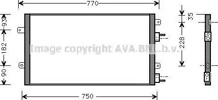 Ava Quality Cooling CR 5051 - Condensatore, Climatizzatore www.autoricambit.com