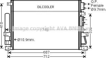 Ava Quality Cooling CR5124D - Condensatore, Climatizzatore www.autoricambit.com