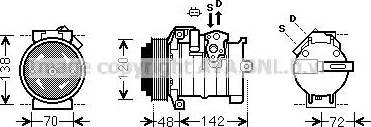 Ava Quality Cooling CRK131 - Compressore, Climatizzatore www.autoricambit.com