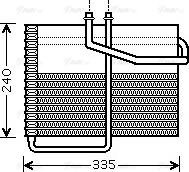 Ava Quality Cooling CR V090 - Evaporatore, Climatizzatore www.autoricambit.com