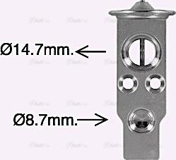 Ava Quality Cooling CT1077 - Valvola ad espansione, Climatizzatore www.autoricambit.com