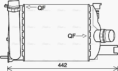 Ava Quality Cooling DAA4013 - Intercooler www.autoricambit.com