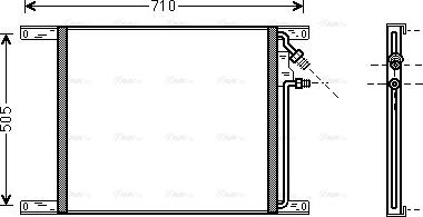 Ava Quality Cooling DF5069 - Condensatore, Climatizzatore www.autoricambit.com