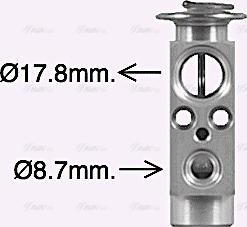 Ava Quality Cooling DF1095 - Valvola ad espansione, Climatizzatore www.autoricambit.com