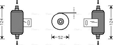 Ava Quality Cooling DFD028 - Essiccatore, Climatizzatore www.autoricambit.com