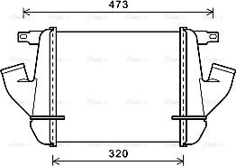 Ava Quality Cooling DN4408 - Intercooler www.autoricambit.com