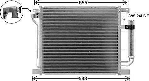 Ava Quality Cooling DN5467D - Condensatore, Climatizzatore www.autoricambit.com