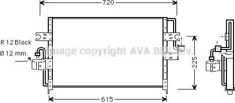 Ava Quality Cooling DN 5165 - Condensatore, Climatizzatore www.autoricambit.com