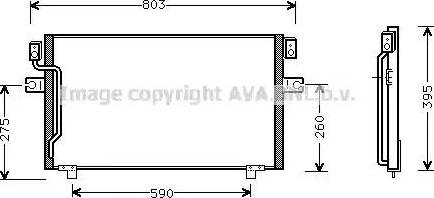 Ava Quality Cooling DN 5160 - Condensatore, Climatizzatore www.autoricambit.com