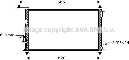 Ava Quality Cooling DN5332D - Condensatore, Climatizzatore www.autoricambit.com