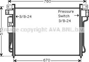 Ava Quality Cooling DN5299D - Condensatore, Climatizzatore www.autoricambit.com