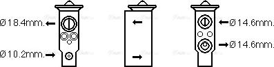 Ava Quality Cooling DN1379 - Valvola ad espansione, Climatizzatore www.autoricambit.com