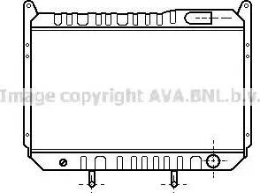 Ava Quality Cooling DN 2068 - Radiatore, Raffreddamento motore www.autoricambit.com