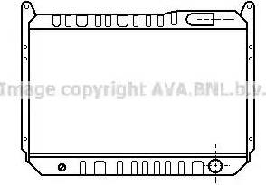 Ava Quality Cooling DN 2067 - Radiatore, Raffreddamento motore www.autoricambit.com