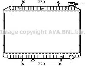 Ava Quality Cooling DN 2149 - Radiatore, Raffreddamento motore www.autoricambit.com