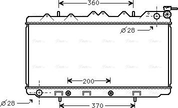 Ava Quality Cooling DN 2117 - Radiatore, Raffreddamento motore www.autoricambit.com