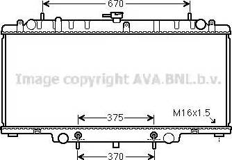 Ava Quality Cooling DN2393 - Radiatore, Raffreddamento motore www.autoricambit.com