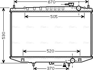 Ava Quality Cooling DN 2308 - Radiatore, Raffreddamento motore www.autoricambit.com