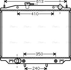 Ava Quality Cooling DN 2303 - Radiatore, Raffreddamento motore www.autoricambit.com