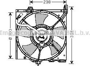 Ava Quality Cooling DN 7502 - Ventola, Raffreddamento motore www.autoricambit.com