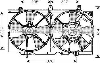 Ava Quality Cooling DN 7507 - Ventola, Raffreddamento motore www.autoricambit.com