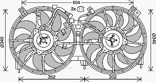 Ava Quality Cooling DN7537 - Ventola, Raffreddamento motore www.autoricambit.com