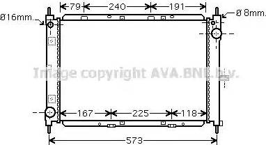 Ava Quality Cooling DNA2260 - Radiatore, Raffreddamento motore www.autoricambit.com