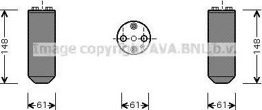 Ava Quality Cooling DND207 - Essiccatore, Climatizzatore www.autoricambit.com