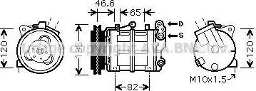 Ava Quality Cooling DN K313 - Compressore, Climatizzatore www.autoricambit.com