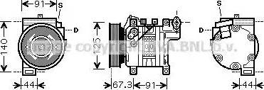 Ava Quality Cooling DN K273 - Compressore, Climatizzatore www.autoricambit.com