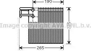 Ava Quality Cooling DN V257 - Evaporatore, Climatizzatore www.autoricambit.com