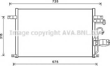 Ava Quality Cooling DW5137 - Condensatore, Climatizzatore www.autoricambit.com