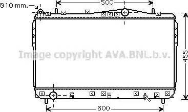 Ava Quality Cooling DW 2073 - Radiatore, Raffreddamento motore www.autoricambit.com