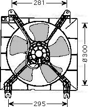 Ava Quality Cooling DW 7507 - Ventola, Raffreddamento motore www.autoricambit.com