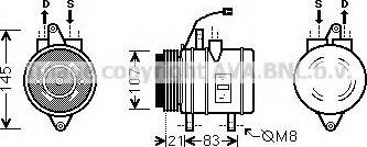 Ava Quality Cooling DW K098 - Compressore, Climatizzatore www.autoricambit.com