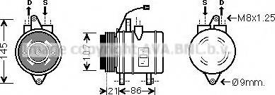 Ava Quality Cooling DW K097 - Compressore, Climatizzatore www.autoricambit.com