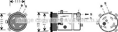 Ava Quality Cooling DW K038 - Compressore, Climatizzatore www.autoricambit.com