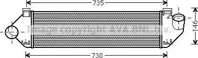 Ava Quality Cooling FD 4438 - Intercooler www.autoricambit.com