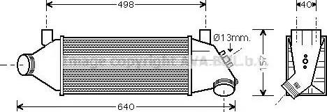 Ava Quality Cooling FD 4315 - Intercooler www.autoricambit.com