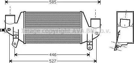 Ava Quality Cooling FD 4313 - Intercooler www.autoricambit.com