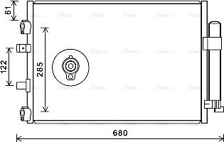 Ava Quality Cooling FD5484D - Condensatore, Climatizzatore www.autoricambit.com