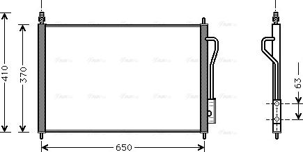 Ava Quality Cooling FD 5268 - Condensatore, Climatizzatore www.autoricambit.com