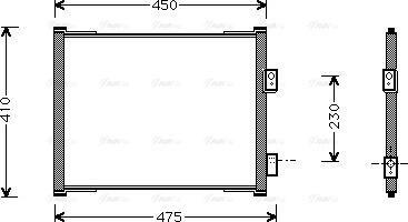 Ava Quality Cooling FD 5262 - Condensatore, Climatizzatore www.autoricambit.com