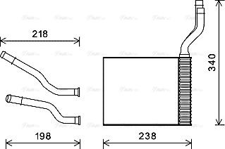 Ava Quality Cooling FD6465 - Scambiatore calore, Riscaldamento abitacolo www.autoricambit.com