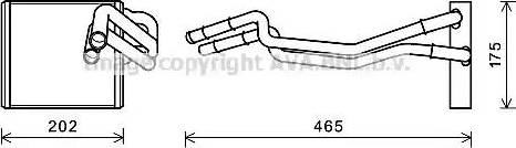 Ava Quality Cooling FD6463 - Scambiatore calore, Riscaldamento abitacolo www.autoricambit.com