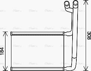 Ava Quality Cooling FD6645 - Scambiatore calore, Riscaldamento abitacolo www.autoricambit.com