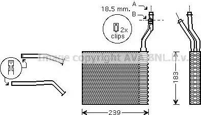 Ava Quality Cooling FD 6364 - Scambiatore calore, Riscaldamento abitacolo www.autoricambit.com