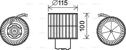 Ava Quality Cooling FD8500 - Ventilatore abitacolo www.autoricambit.com