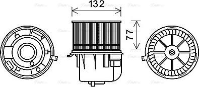 Ava Quality Cooling FD8572 - Ventilatore abitacolo www.autoricambit.com