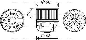 Ava Quality Cooling FD8613 - Ventilatore abitacolo www.autoricambit.com